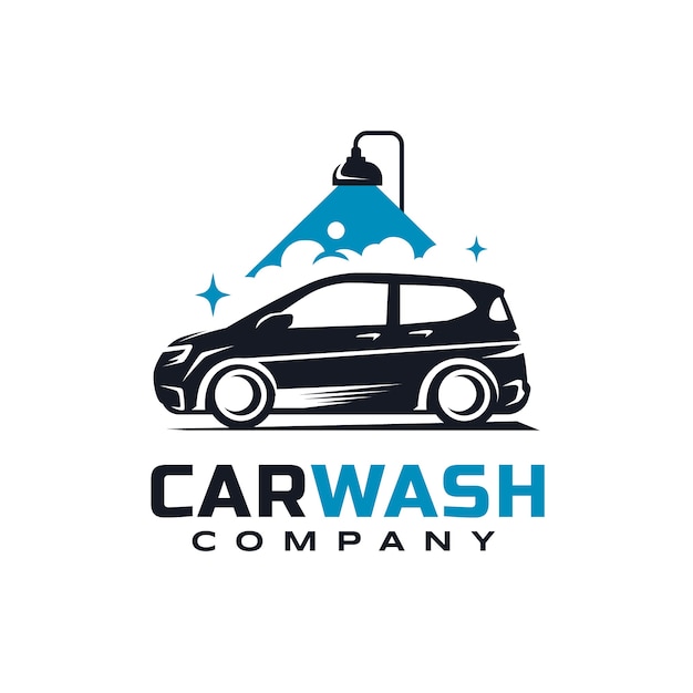 Free Vector car wash logo design template