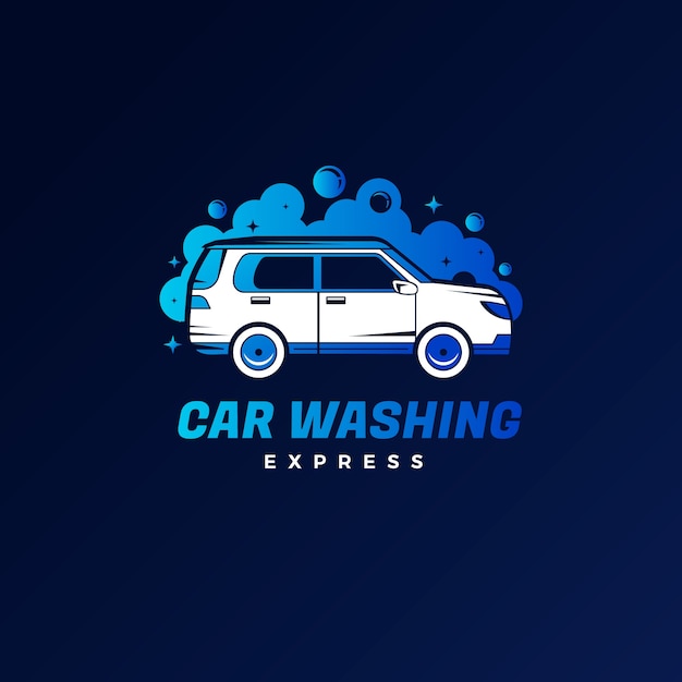 Car wash logo design