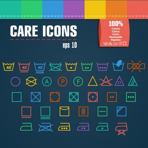 Care icon set