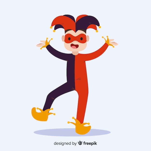 Free Vector carnival characters wearing costumes