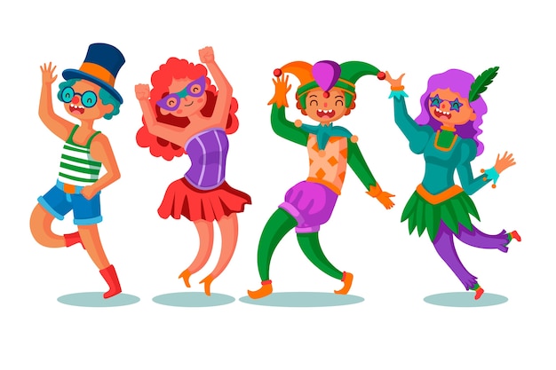 Carnival dancers collection