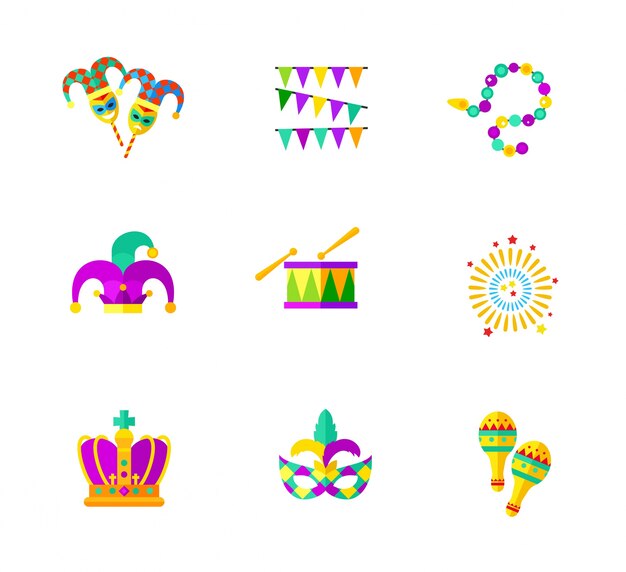 Carnival icons collection