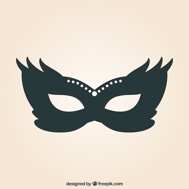 Carnival mask illustration