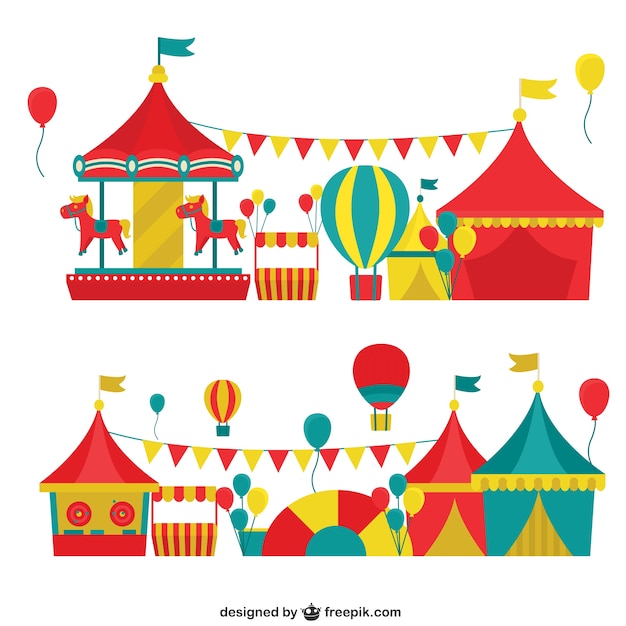 Free Vector carnival pack