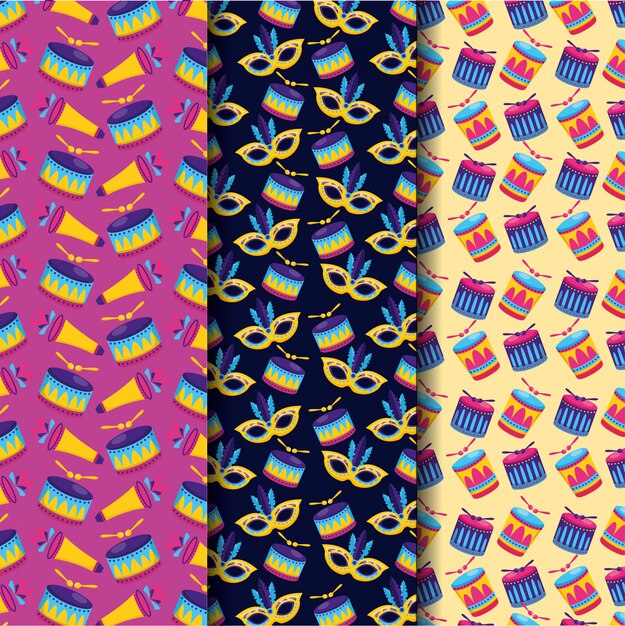 Carnival seamless pattern