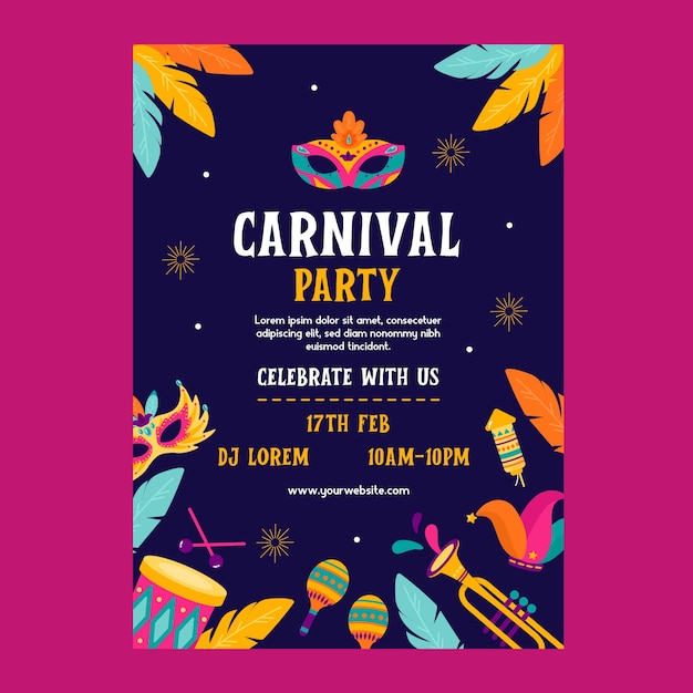 Carnival template design