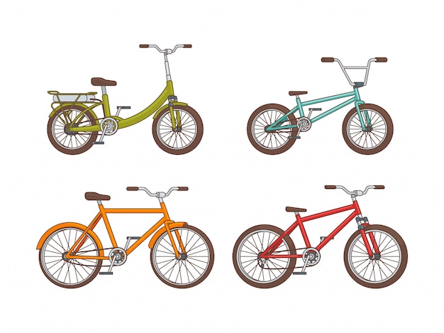 Cartoon Bicycles Collection