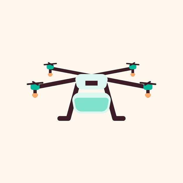 Free Vector cartoon drone vector technology icon