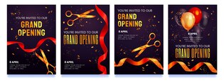 Grand Opening posters