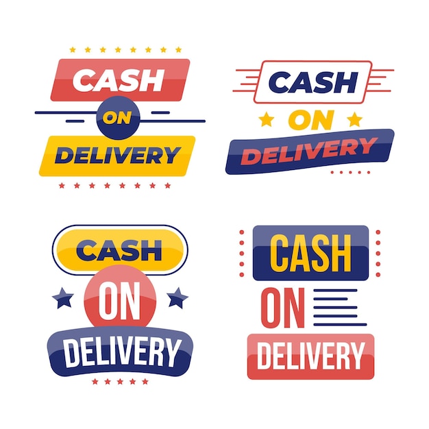 Cash on delivery badge collection