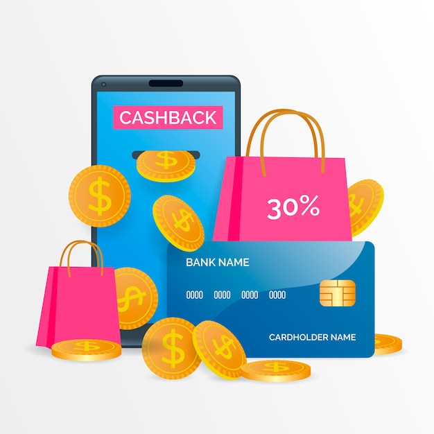 Cashback concept with offers