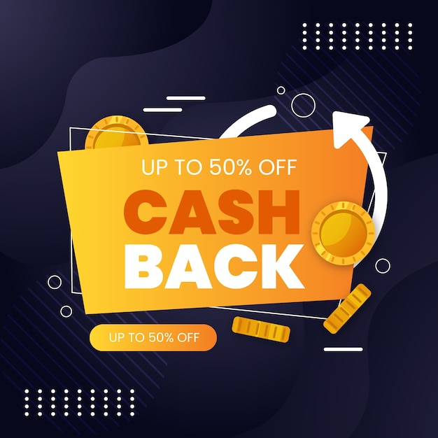 Cashback concept