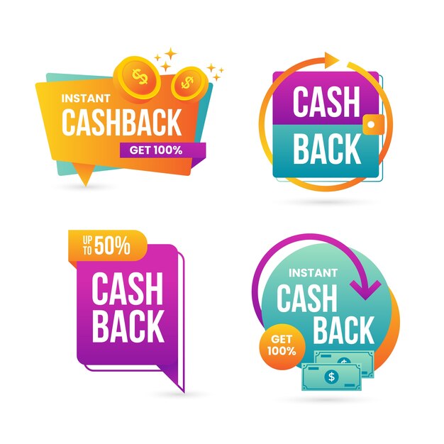 Cashback labels collection