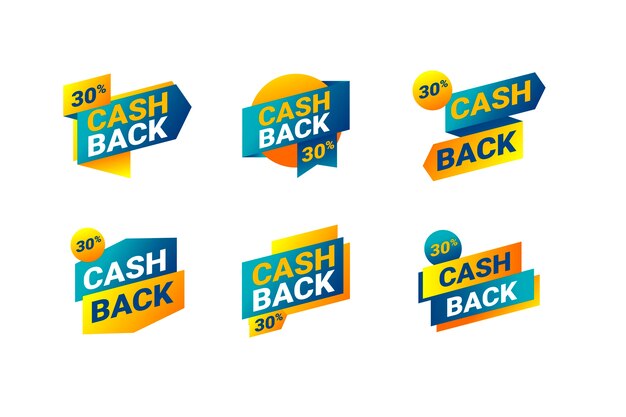 Cashback labels pack