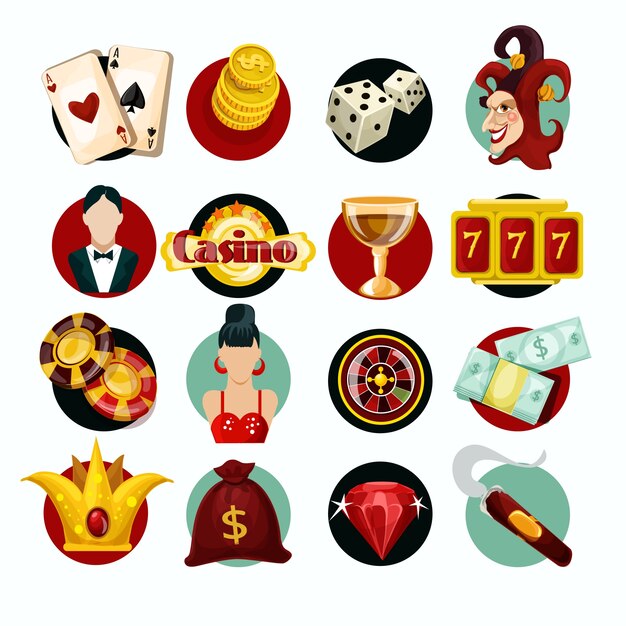 Casino Icons Set