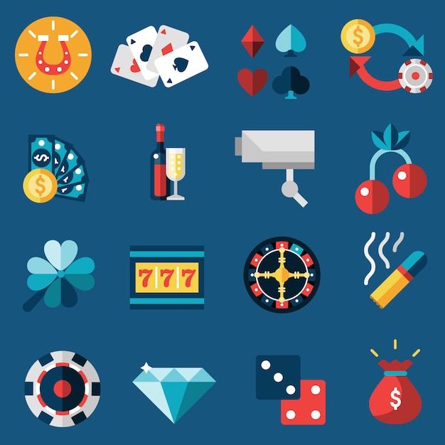 Casino Icons Set