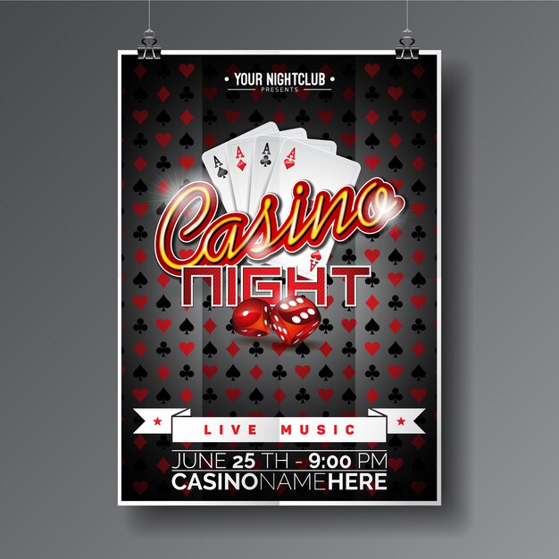 Casino night poster