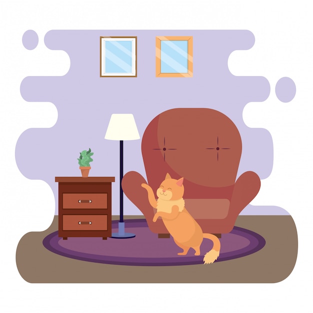 Free vector cat cartoon