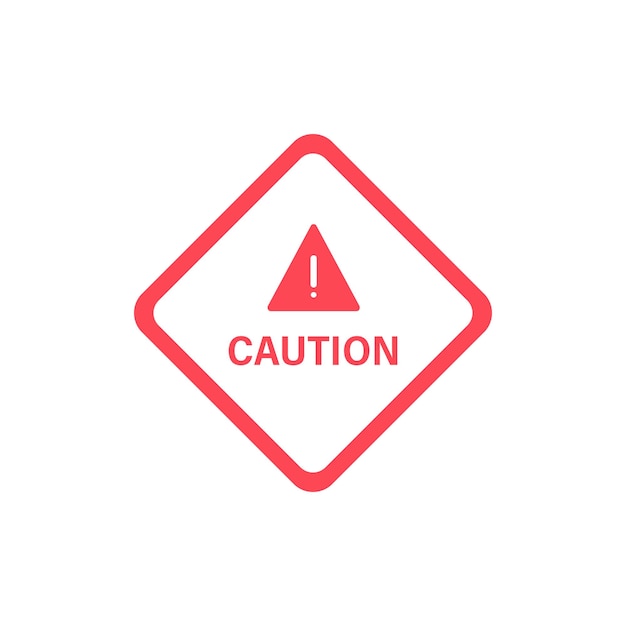 Free Vector caution sign icon