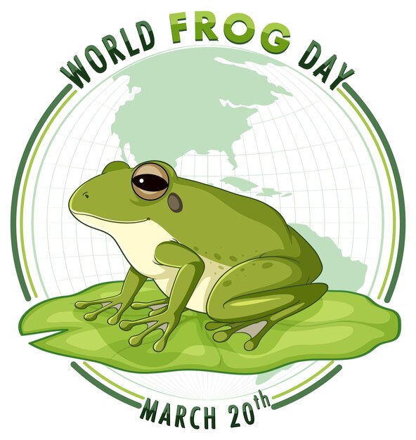 Celebrating World Frog Day Illustration