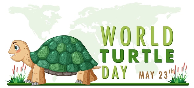 Celebrating World Turtle Day Illustration