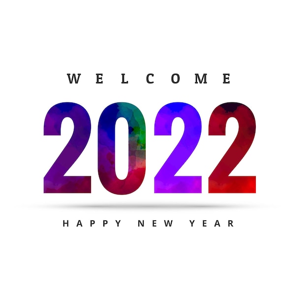 Celebration 2022 new year holiday card design