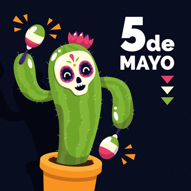 Celebration day of cinco de mayo