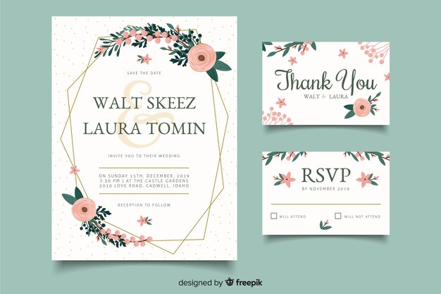 Celebration wedding card invitations