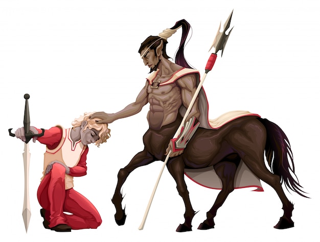 Free Vector the centaur prince