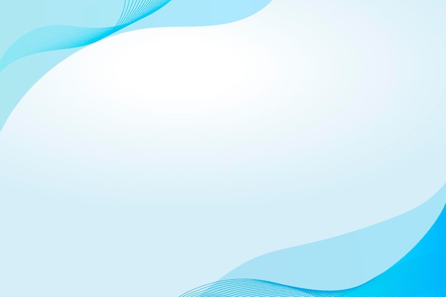 Cerulean blue curve frame template