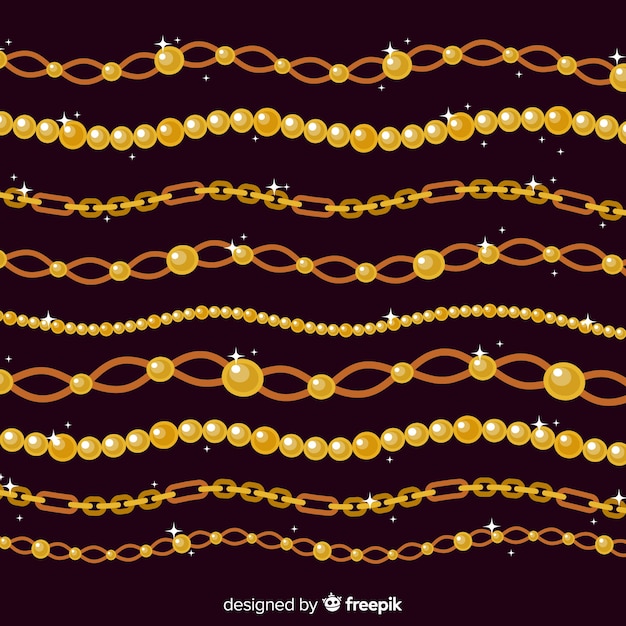 Free Vector chains background