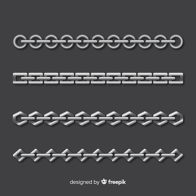 Free Vector chains collection