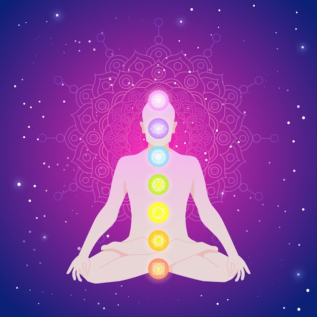 Free Vector chakras illustrated concept