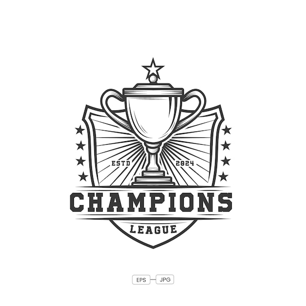 Free vector championships league vector logo design