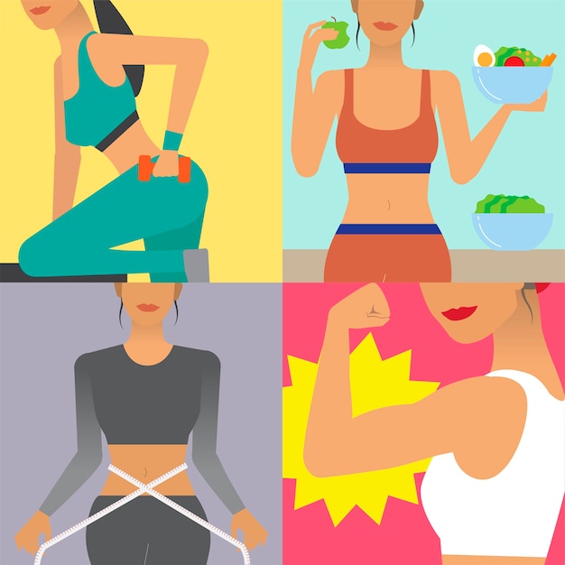 Character illustration of woman lifestyle