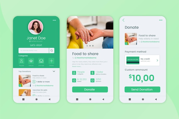 Charity app