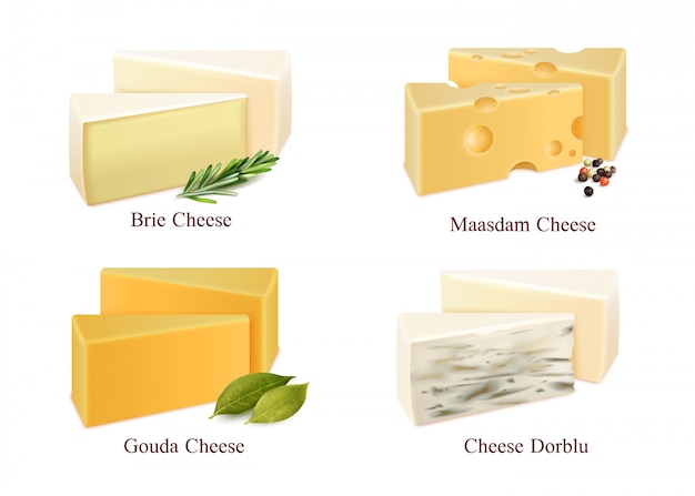 Cheese Kinds Set