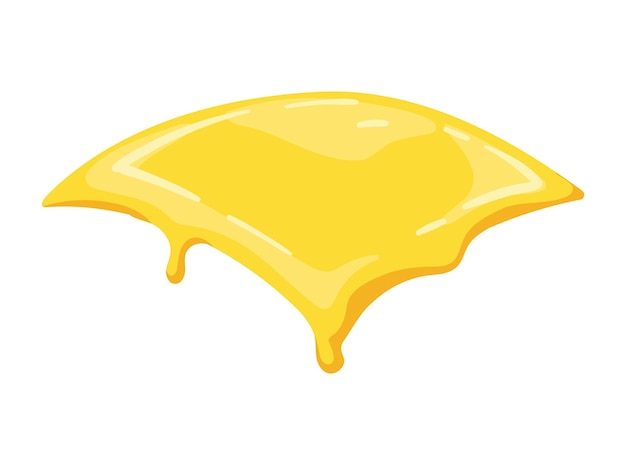 Free Vector cheese sliced melted product icon