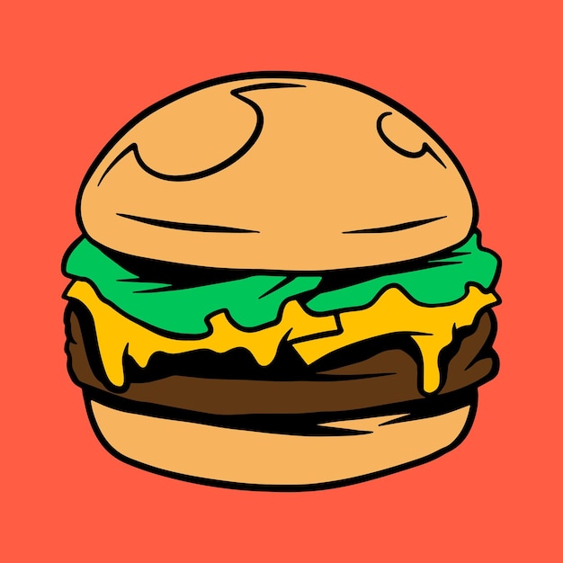 Cheeseburger clipart