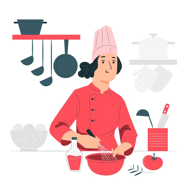 Chef concept illustration