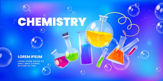 Chemistry lab elements background