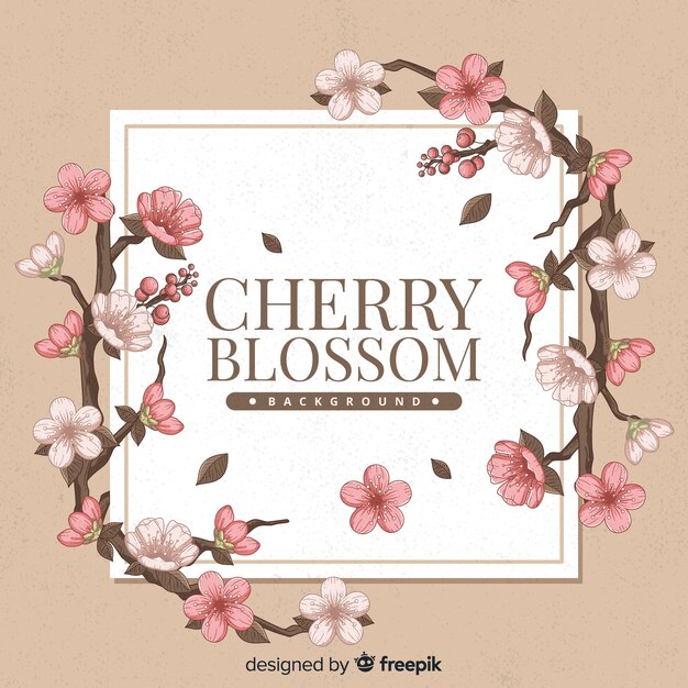 Cherry blossom background