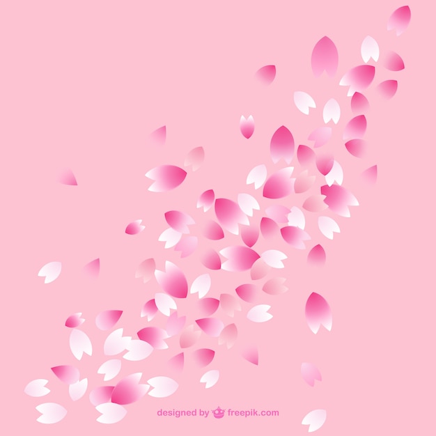 Free Vector cherry blossom petals