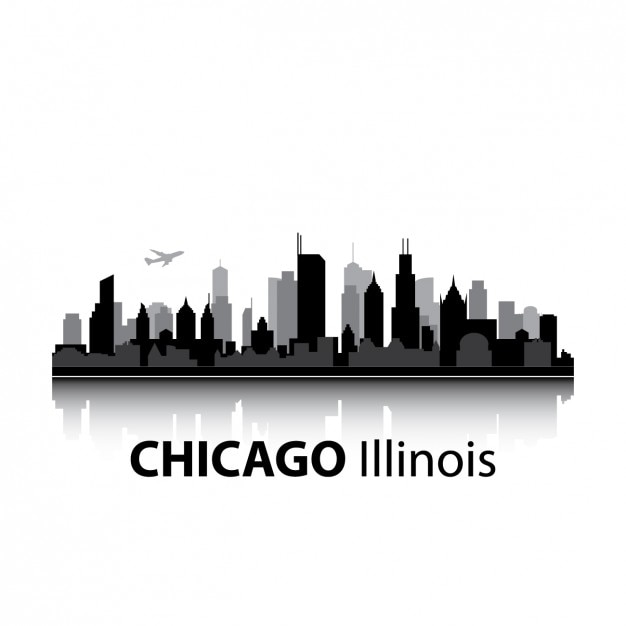 Free Vector chicago skyline design