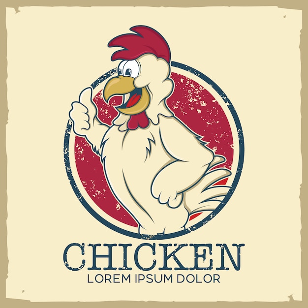 Chicken logo template