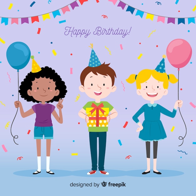 Children in birthdays collection