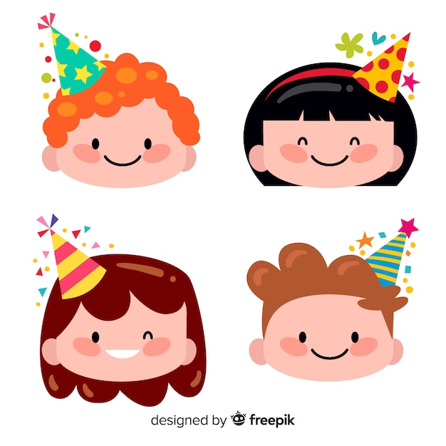 Children in birthdays collection