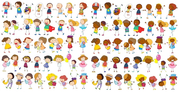 Free Vector children cultural