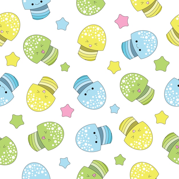 Free Vector children pattern design