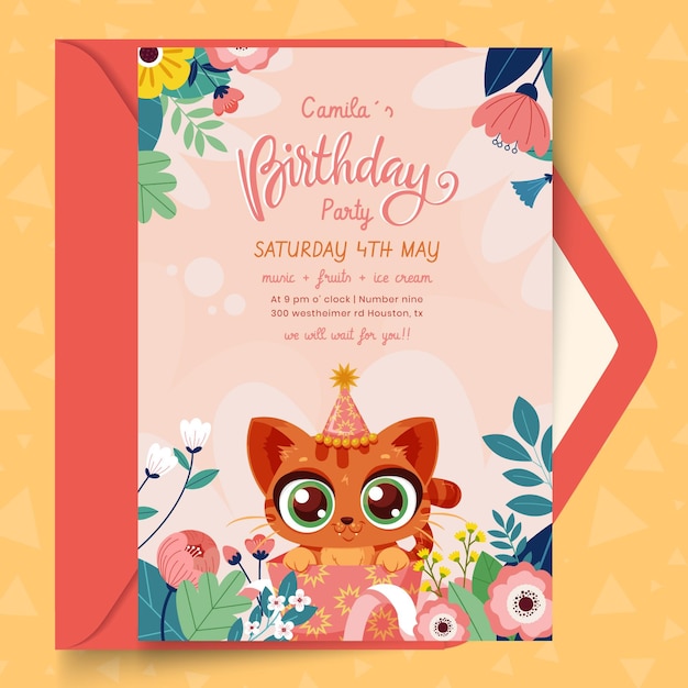 Children's birthday card